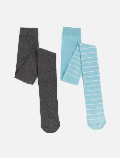 Woolworths Multi Striped Cotton Rich Tights 2 Pack