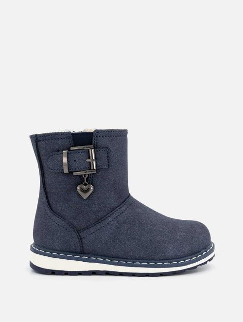 Woolworths Navy Shimmer Younger Girl Boots