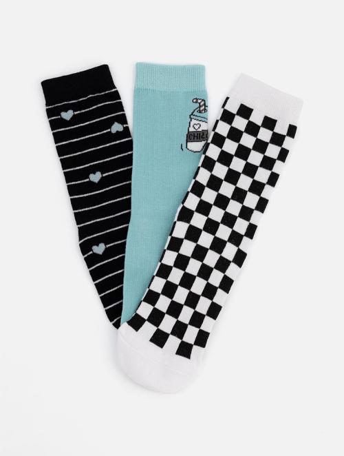 Woolworths Multi Checkerboard Cotton Rich Socks 3 Pack