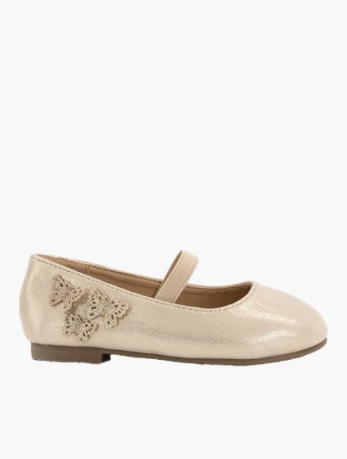 Woolworths Gold Youth Girl Butterfly Shoes