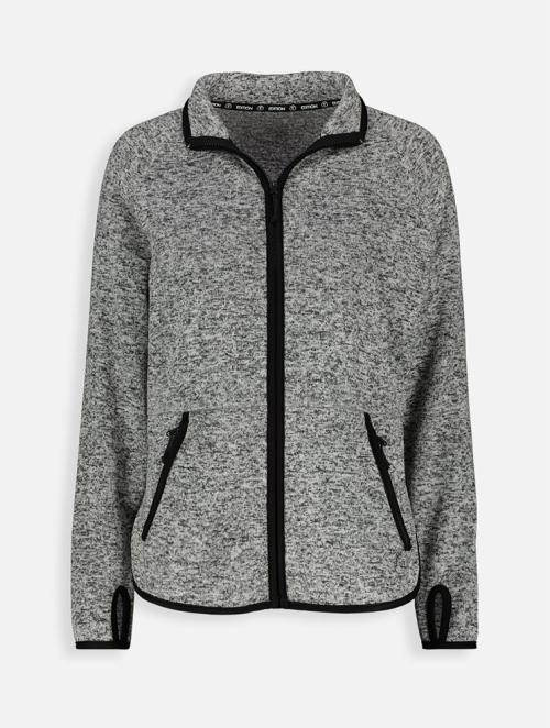 Woolworths Grey Melange Thumbhole Fleece Active Jacket