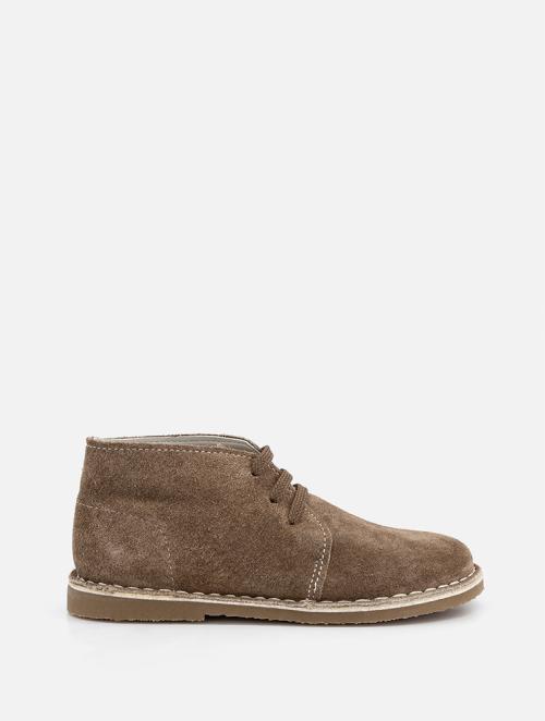 Woolworths Taupe Vellie Older Boy Lace-up Shoes