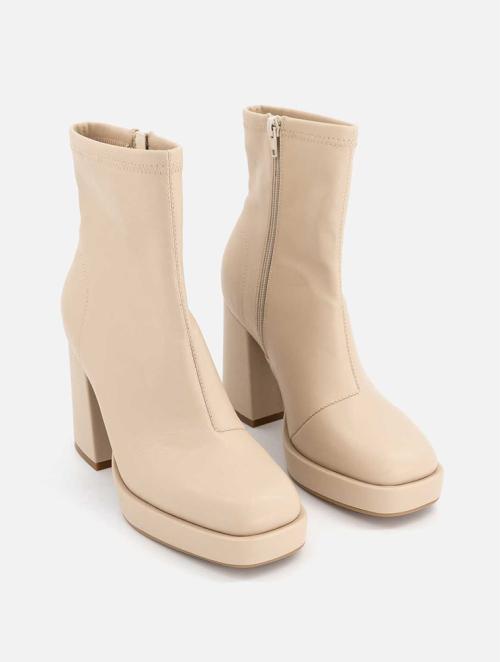 Woolworths Natural Stretch Platform Boots
