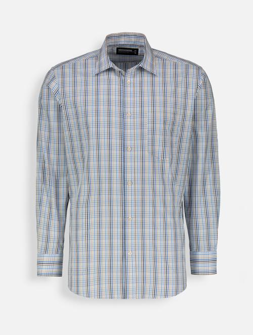 Woolworths Multi & Natural Easy Care Regular Fit Check Shirt