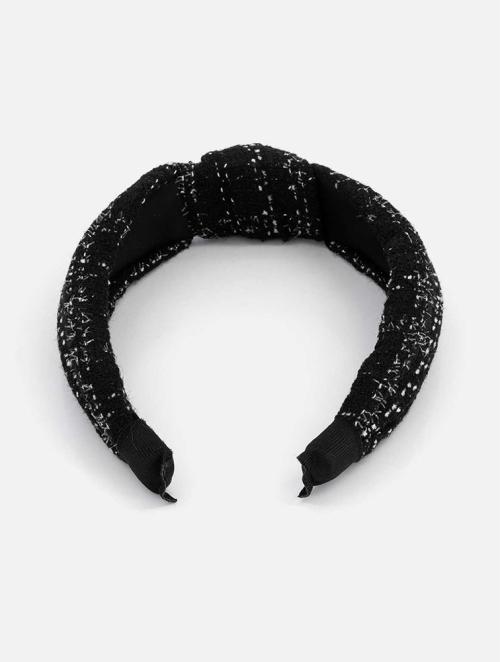 Woolworths Black Knot Tweed Alice Band