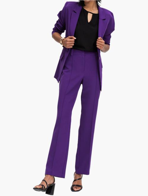 Woolworths Purple Crepe Suit Jacket