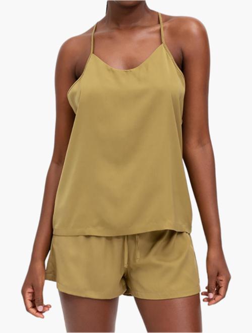 MyRunway  Shop Woolworths Peach Print Woven Cotton Sleep Camisole