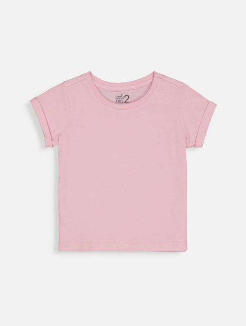 Woolworths Pink Plain Cotton T-shirt