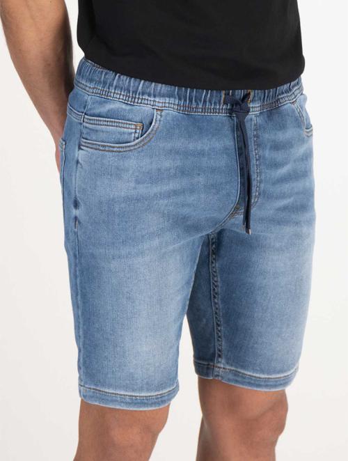 Woolworths Medium Blue Pull On Slim Fit Denim Shorts