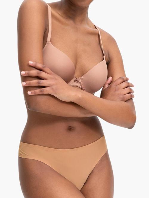 Woolworths Mocha Lace Back Invisibles G-string