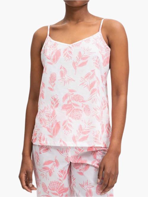 Woolworths Coral Print Cotton Sleep Camisole