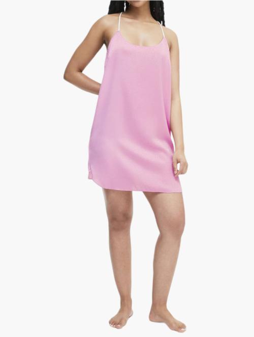 Woolworths Pink Satin Chemise