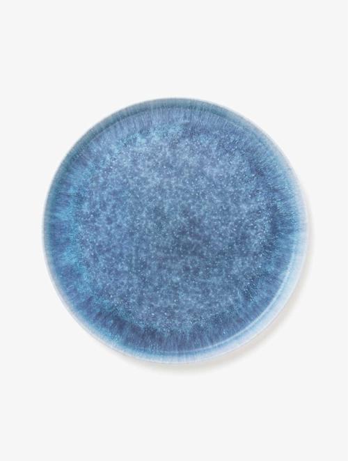 Woolworths Light Blue Reactive Melamine Dinner Plate