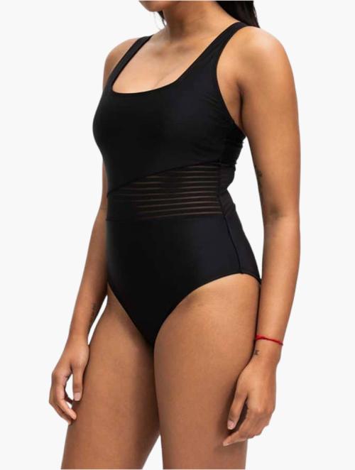 Woolworths Black Magic Powermesh Twist Detail Swimsuit