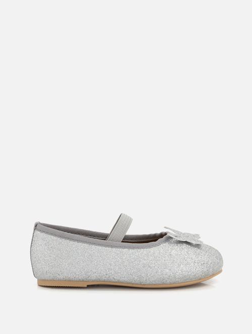 Woolworths Silver Younger Girl Butterfly Pumps