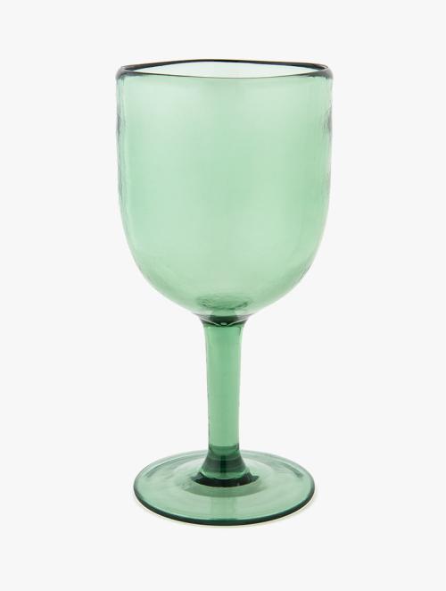 Woolworths Green Wine Goblet