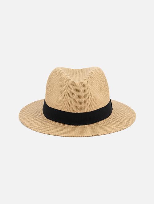 Woolworths Natural & Black Panama Hat