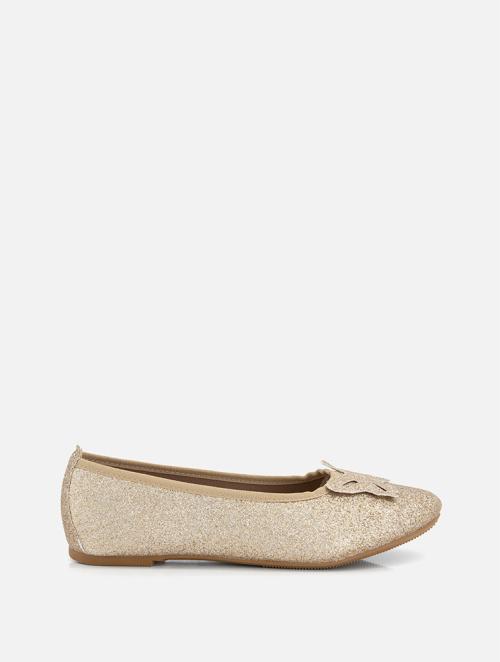 Woolworths Gold Butterfly Older Girl Pumps