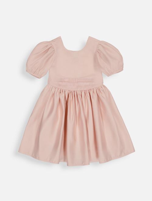 Woolworths Dusty Pink Puff Sleeve Satin Dress