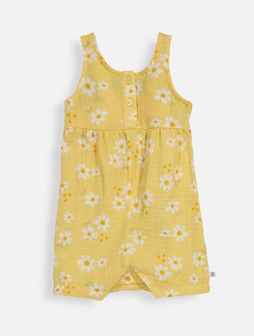 Woolworths Yellow Muslin Cotton Dungaree