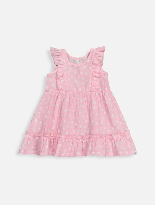 Woolworths Pink Spot Cotton Muslin Dress