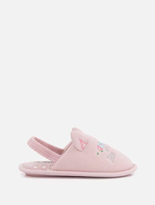 Woolworths Pink Bunny Younger Girl Novelty Slingback Slippers