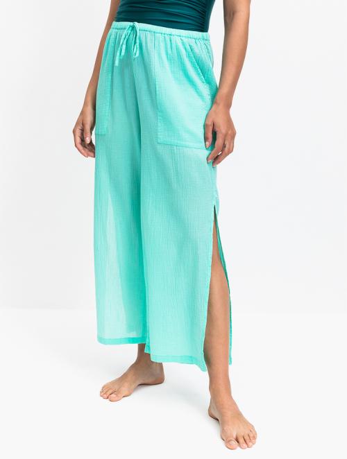 Woolworths Turquoise Side Slits Resort Pants