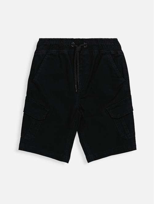Woolworths Black Cotton Cargo Shorts