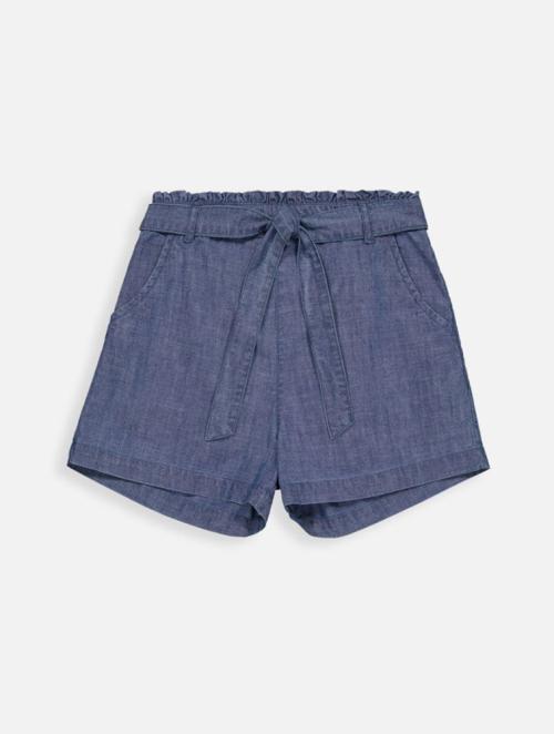 Woolworths Medium Blue Belted Denim Shorts