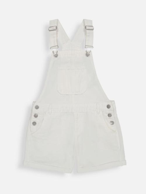 Woolworths White Classic Denim Dungarees
