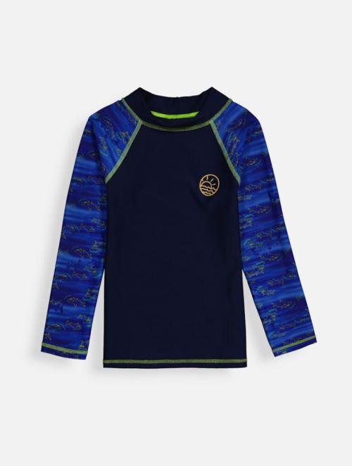 Woolworths Navy Shark Printed UV Rash Vest