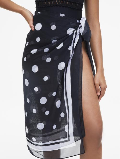 Woolworths Black Border Print Sarong