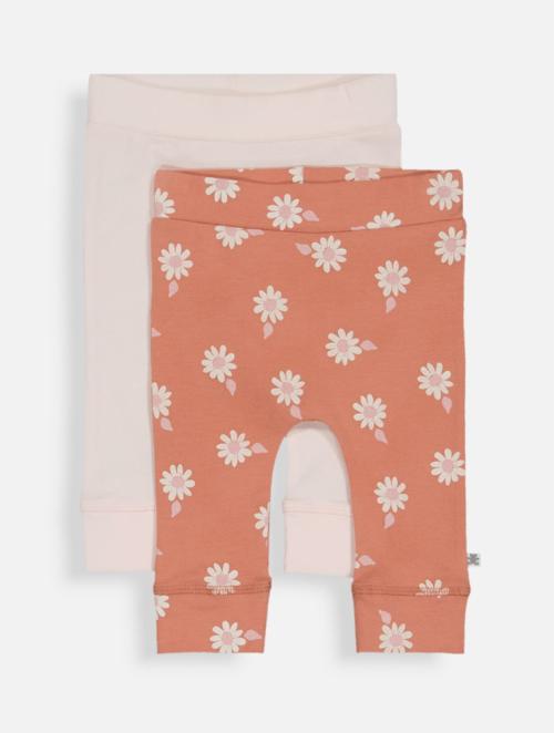 Woolworths Pink Floral Leggings 2 Pack