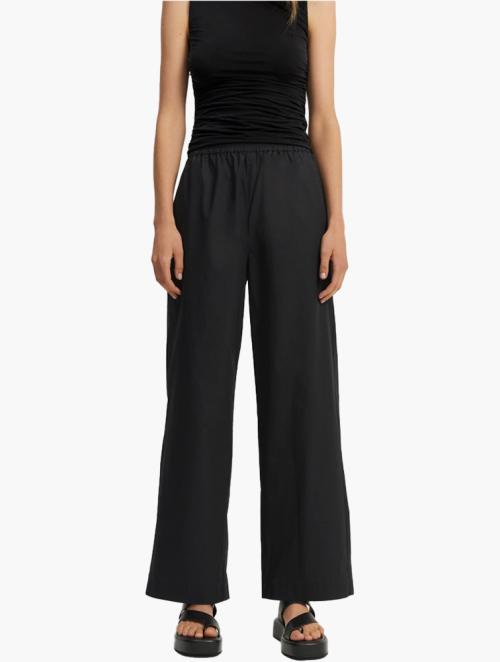 Country Road Black Regular Flare Leg Pants