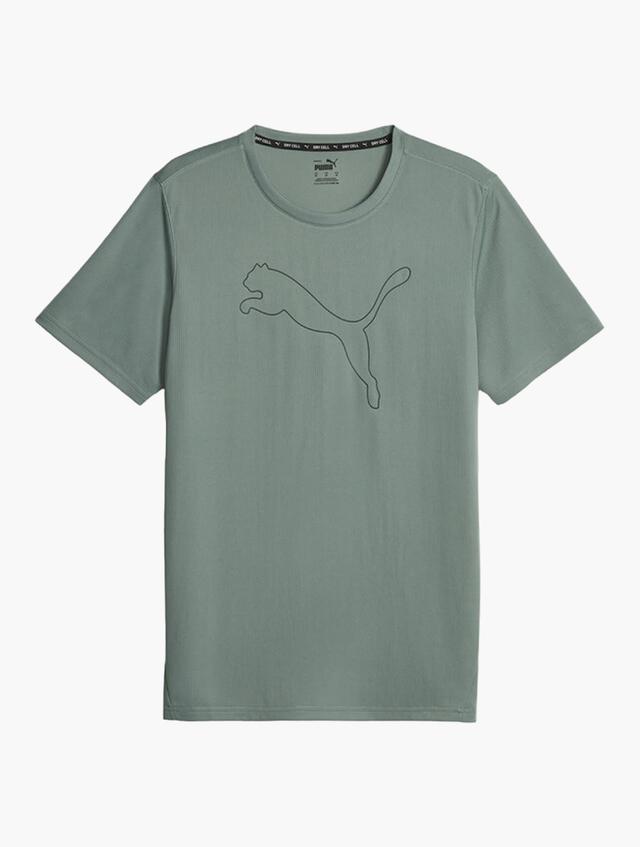 PUMA Eucalyptus Performance Cat Training Short Sleeve Tee