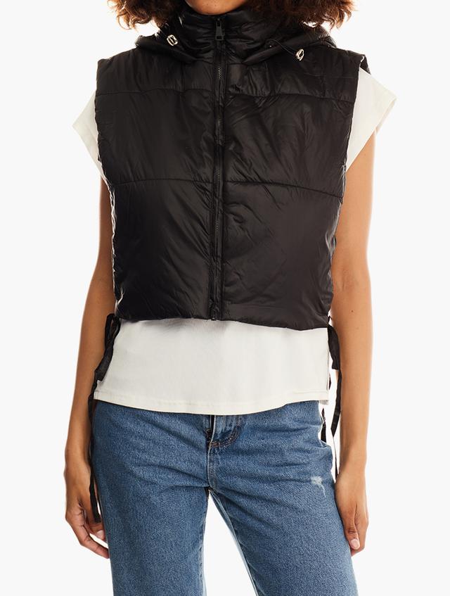 RFO Black Sleeveless Padded Jacket
