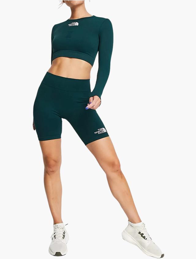The North Face Green Training Seamless Performance Long Sleeve Top