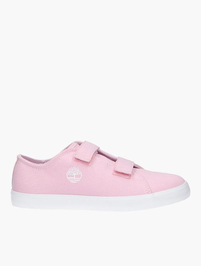 Timberland Kids Pink Newport Bay Canvas 2 Strap Oxford Sneakers