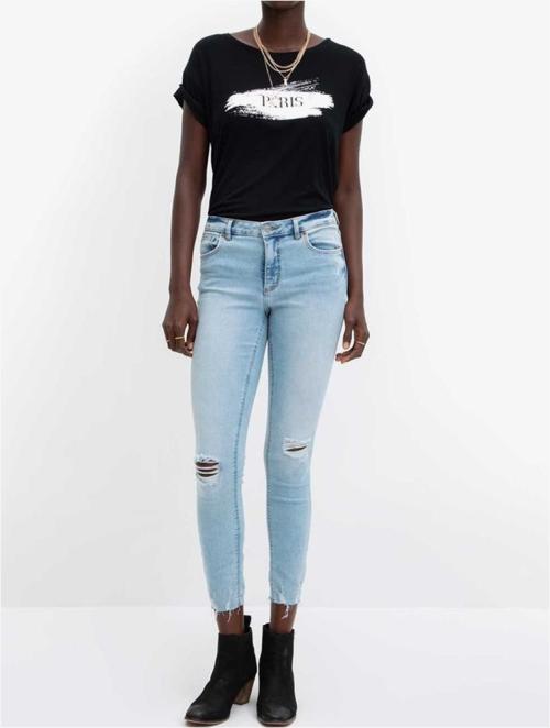 RE: Light Blue High Rise Stretch Skinny Jeans