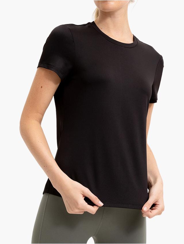 Woolworths Black Essential Running Tee