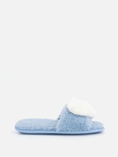 Woolworths Blue Heart Band Slippers