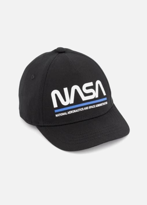 Woolworths Black NASA Peak Cap