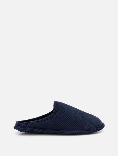 Woolworths Navy Textured Mule Slippers