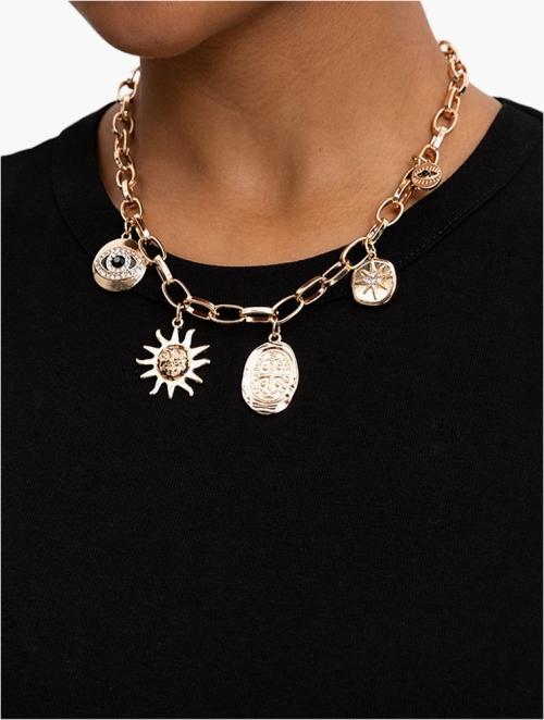 Woolworths Gold Classic Charm Necklace