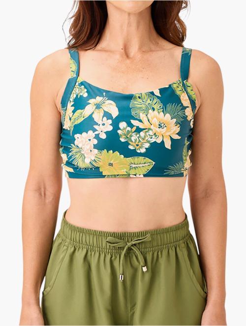 Wonderfit Multi Floral Wide Strap Bikini Top
