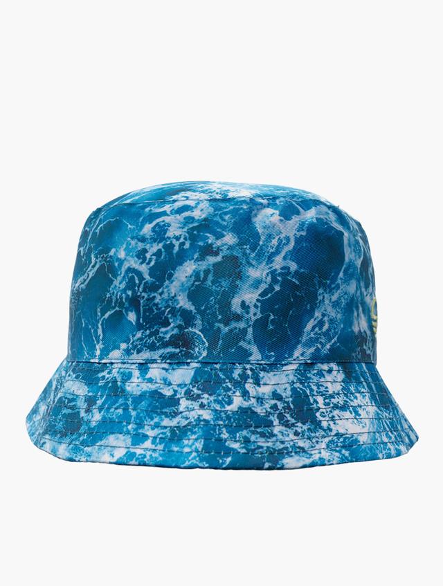 Journal Marine Blue Graphic Bucket Hat