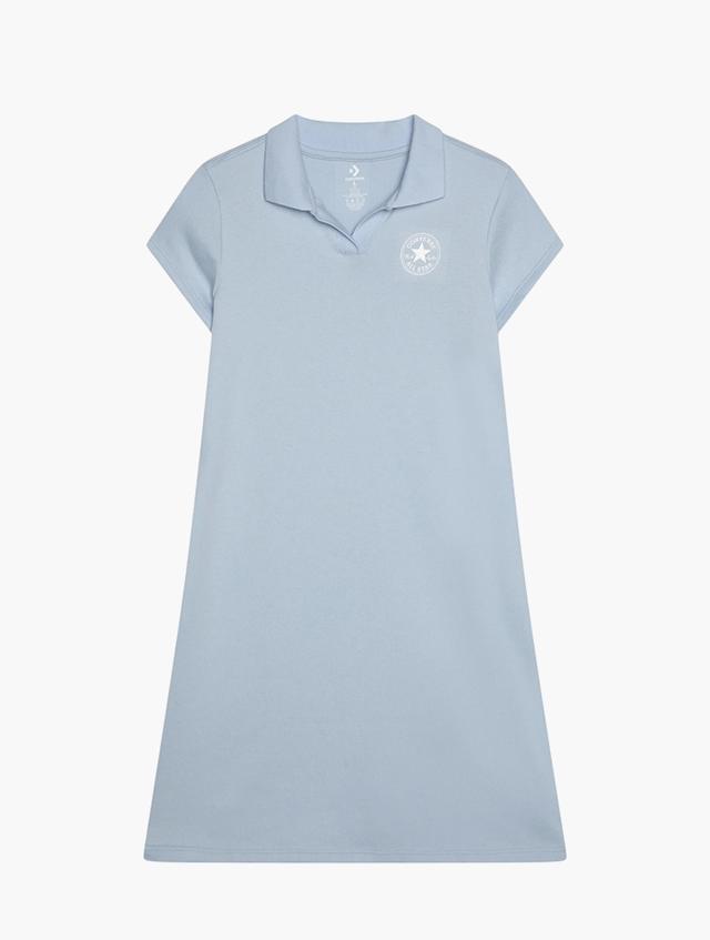 Converse Cloudy Daze Blue  Polo Fitted Dress