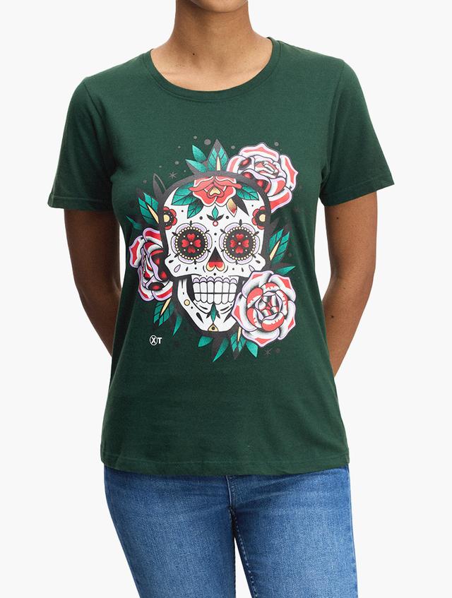 XT Green Graphic Print T-Shirt