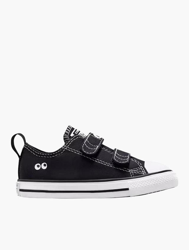 Converse Black & White Eyes Easy On Infant Sneakers