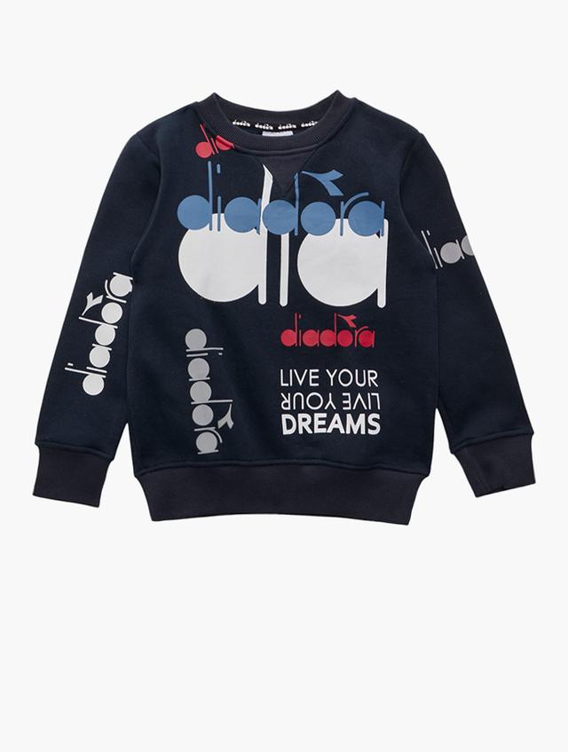 diadora Kids Navy Renzo Sweater